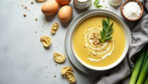 Velouté de poireaux : recette facile et savoureuse