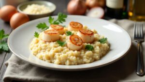 Recette Risotto Crémeux aux Saint-Jacques