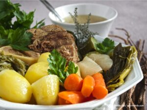 Recette savoureuse de pot-au-feu au jarret de veau