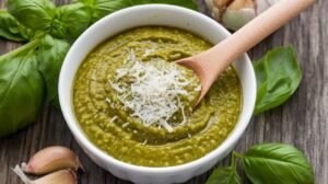 Recette : cuisiner le Pesto à l’Ail des Ours de Sacla