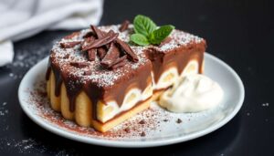 Recette de charlotte au chocolat et mascarpone : un dessert irrésistible