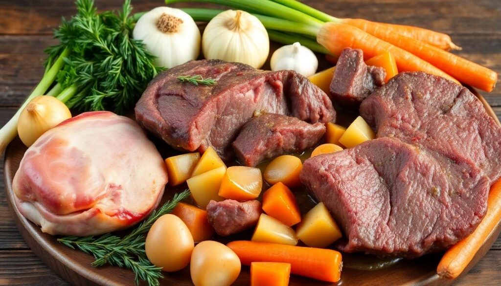 Baeckeoffe traditionnelle aux trois viandes : recette alsacienne authentique