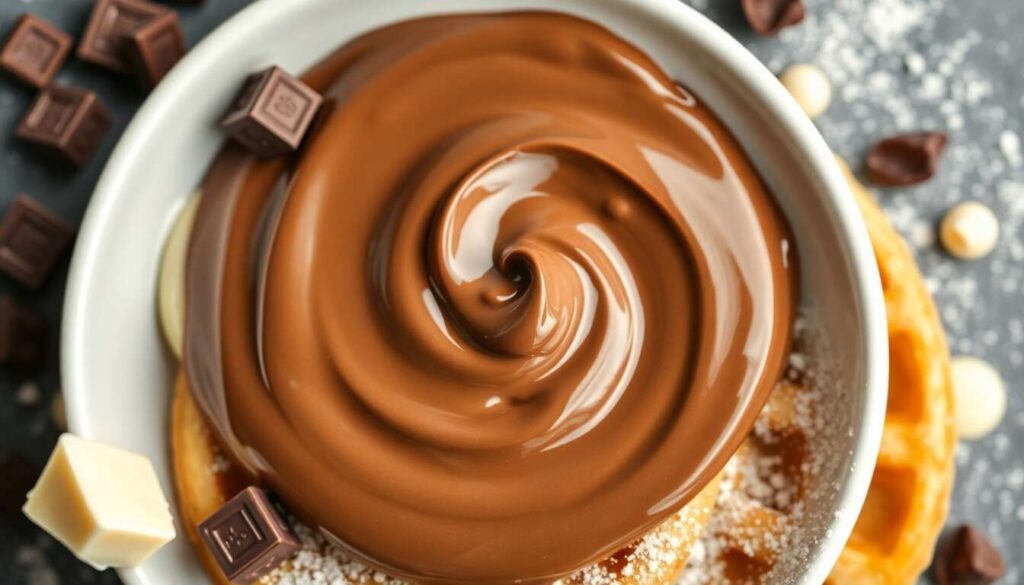 Crème au chocolat maison pour crêpes et gaufres
