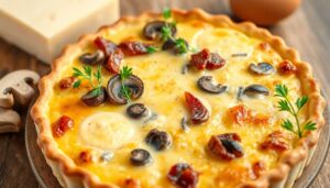 Quiche lardons et champignons : la recette facile et savoureuse