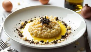 Risotto à la truffe noire : recette gourmande et raffinée