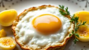 Pour des œufs au plat fondants et croustillants, n'oubliez pas cet ingrédient à la fin de la cuisson