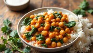Curry de pois chiche : la recette facile et prête en 15 minutes