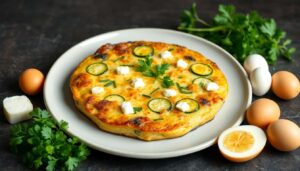 Frittata de courgette : la recette saine en seulement 5 minutes de préparation