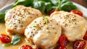 Recette de Poulet Toscan Crémeux