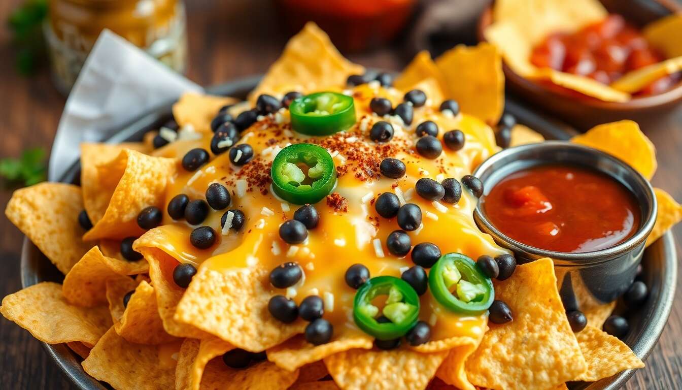 Recette Délicieuse de Nachos au Cheddar