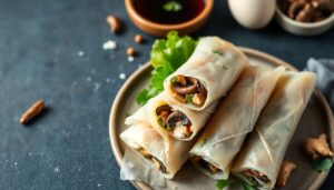 Recette authentique de nems chinois : étape par étape