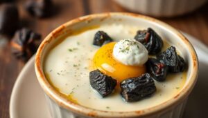 Délicieux œuf cocotte aux truffes : recette facile et raffinée