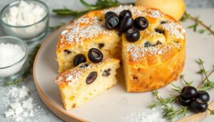 Cake au chèvre et olives : une recette savoureuse