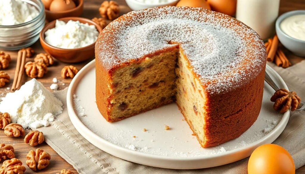 Cake aux noix riche en saveurs : recette facile et rapide