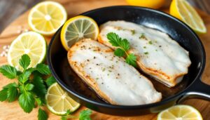 Filets de merlan poêlés au citron vert : recette savoureuse