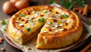 Pastilla marocaine au poulet et aux amandes : recette traditionnelle