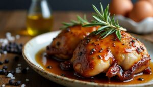 Recette de canette au miel et romarin : un délice raffiné
