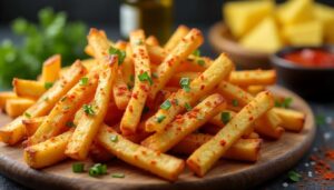 Frites maison croustillantes à l’Airfryer : recette facile