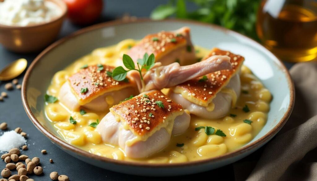 Lapin à la crème : recette gourmande et facile