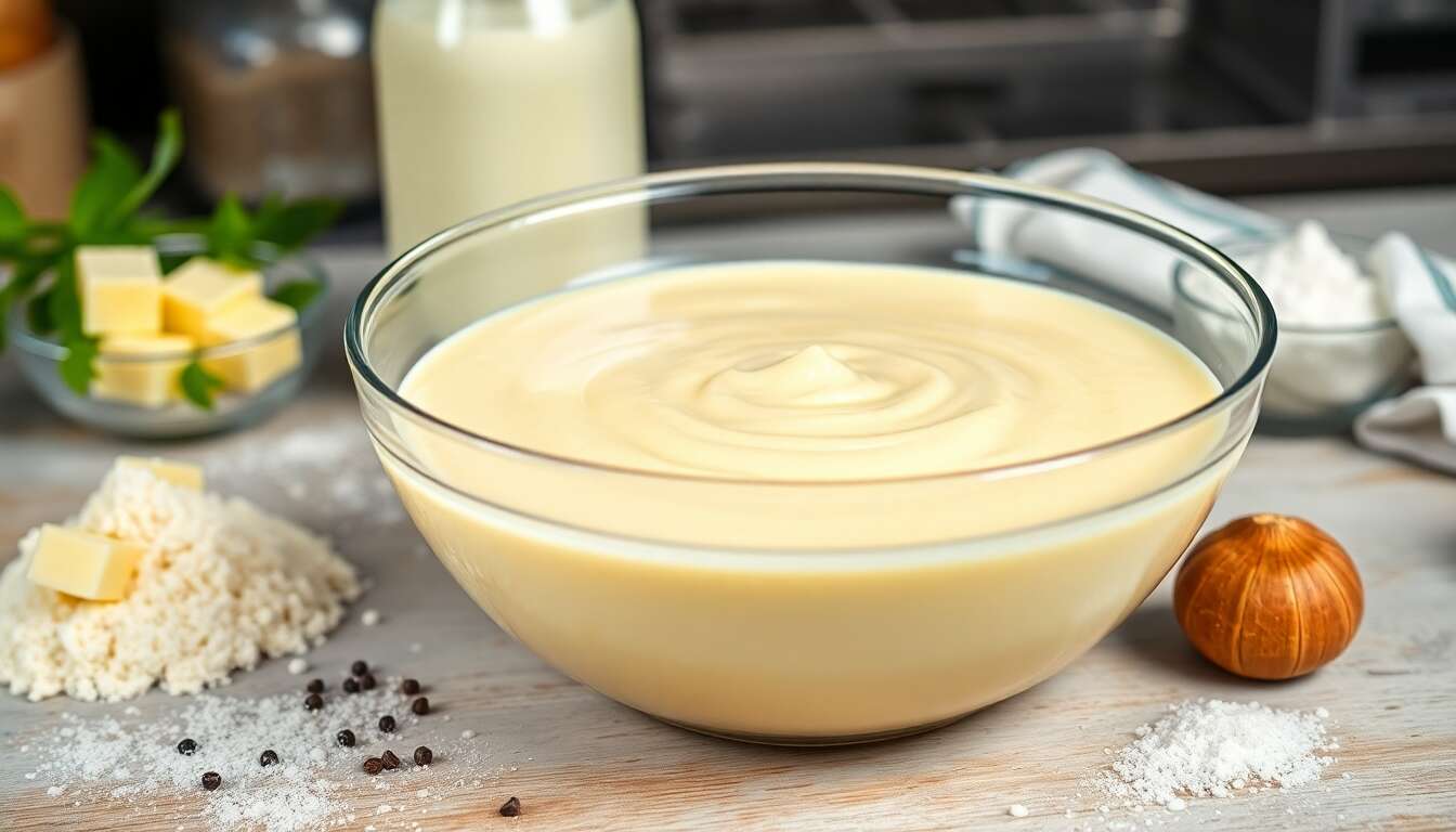 Béchamel rapide au micro-ondes : une recette express et savoureuse