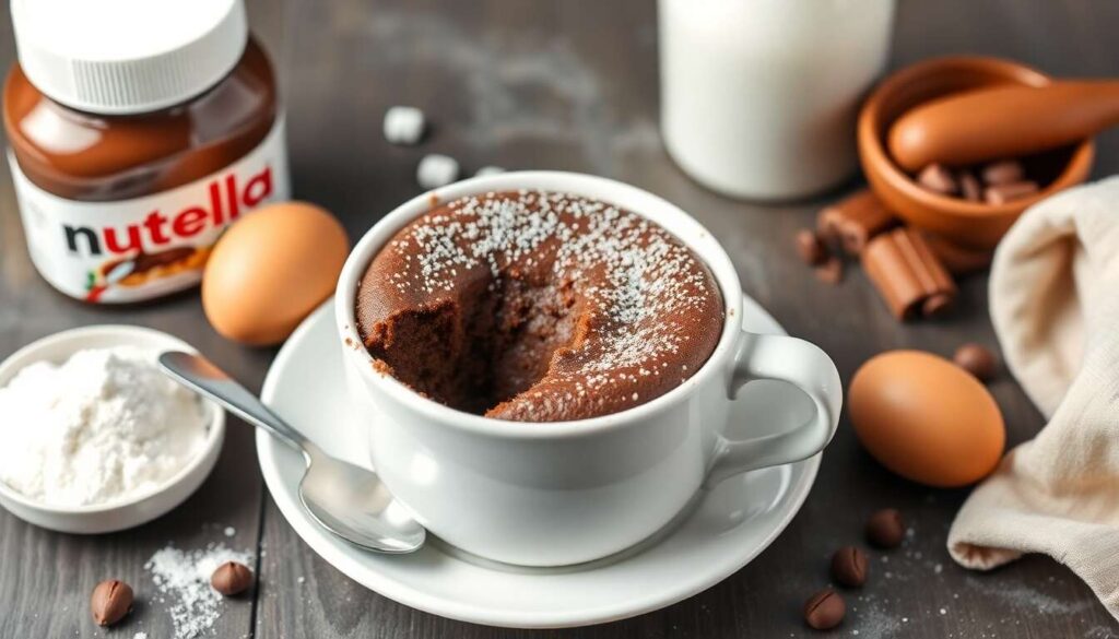 Mug Cake Nutella : recette Gourmande en Quelques Minutes