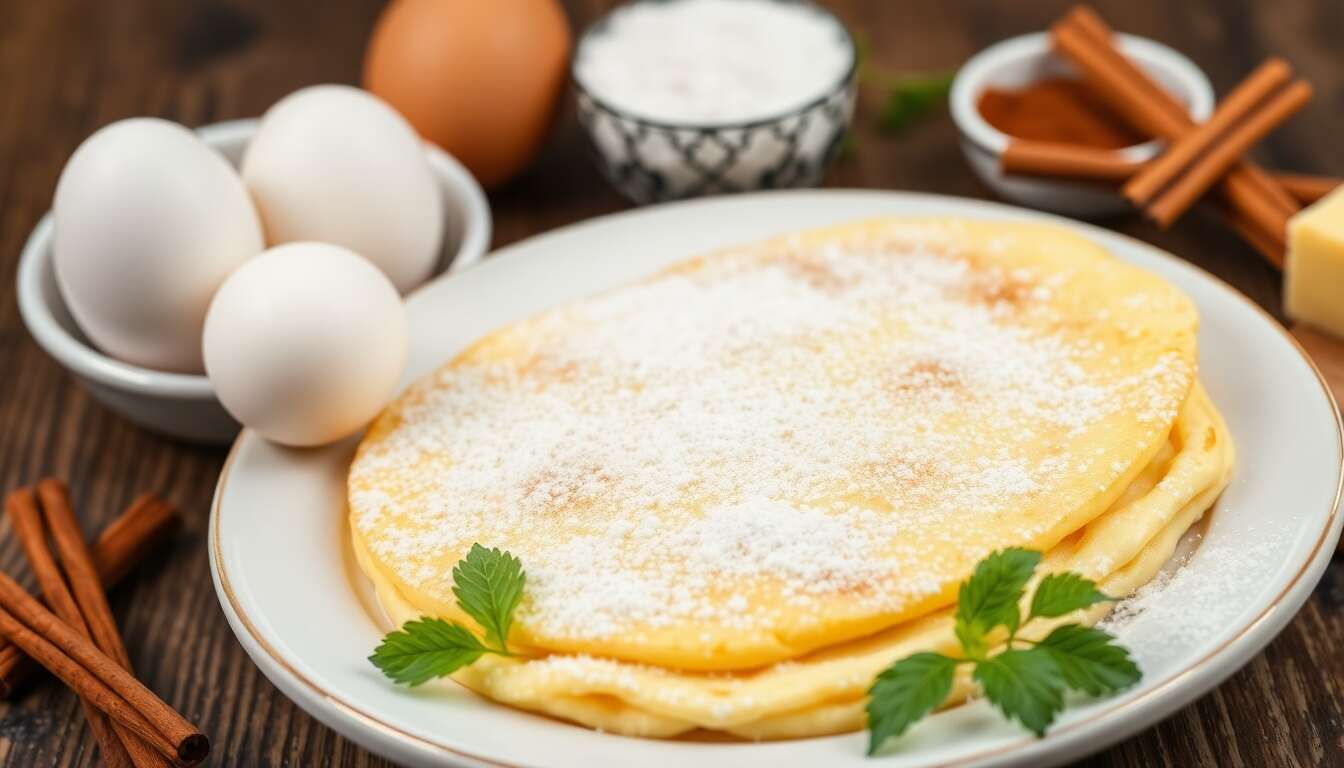 Omelette au sucre : recette facile et gourmande