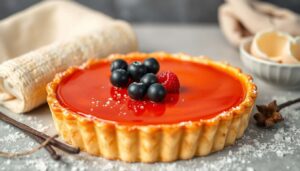 Tarte au flan traditionnelle de grand-mère : recette facile et savoureuse