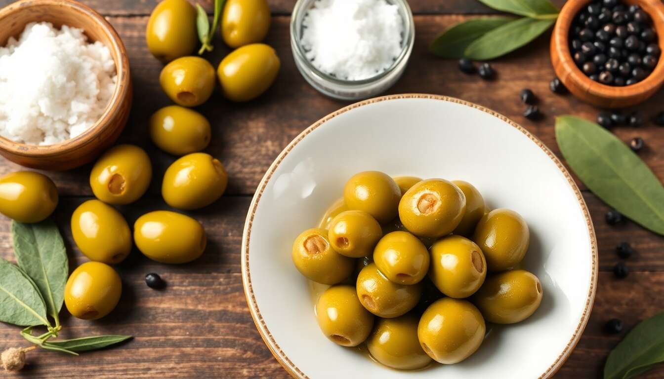 Recette facile d'olives en saumure maison