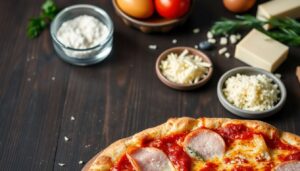 Recette de pizza jambon fromage maison
