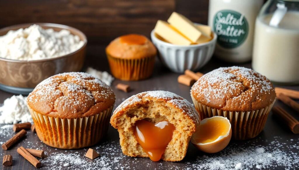 Muffins Coeur Caramel : recette Gourmande et Facile