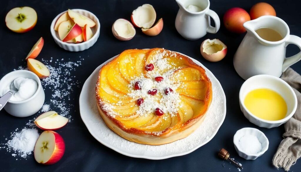 Clafoutis aux pommes facile et rapide