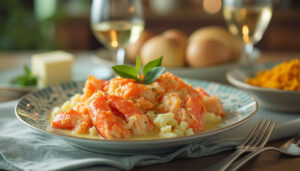 Cassolette de homard surgelé : recette avec sauce au safran