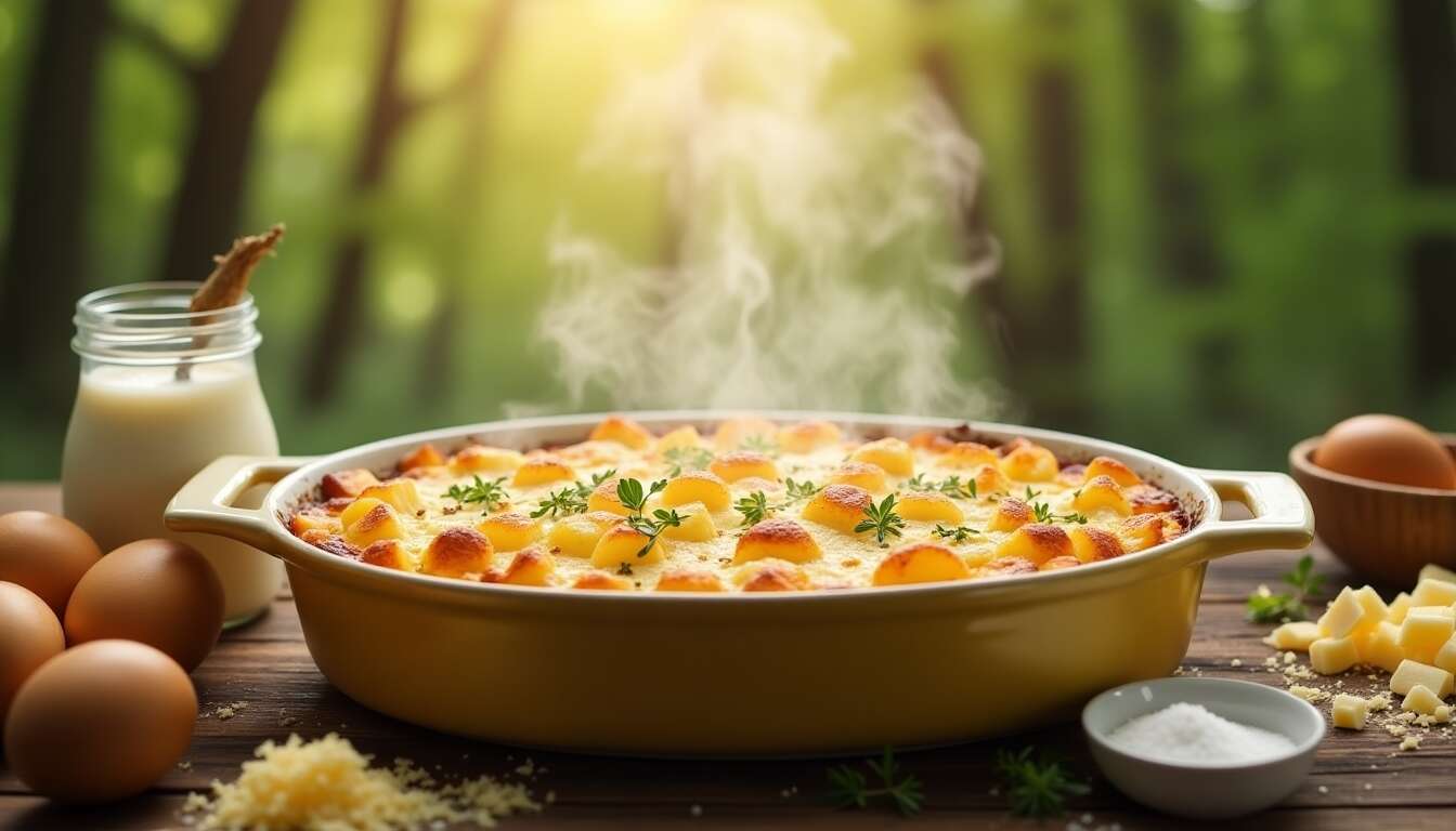 Gratin de pommes de terre au fromage : recette savoureuse et simple