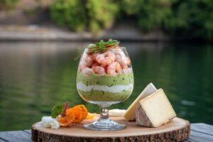 Verrine avocat crevettes St Môret : recette gourmande et facile