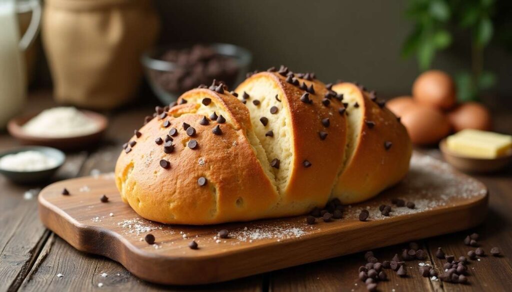 Brioche aux pépites de chocolat : recette Thermomix délicieuse