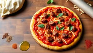Recette de pizza merguez savoureuse