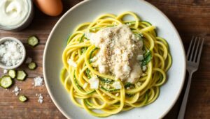 Tagliatelles de courgettes express : recette rapide et savoureuse