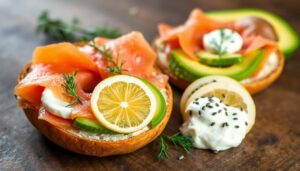Bagel au saumon fumé et avocat : la recette savoureuse