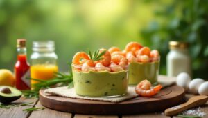 Verrine crevettes avocat : recette gourmande et facile