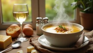 Recette de soupe à l’oignon au vin blanc : délice réconfortant
