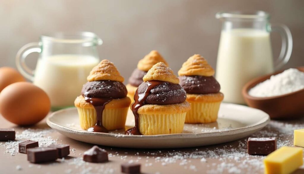 Choux à la crème chocolat : recette gourmande