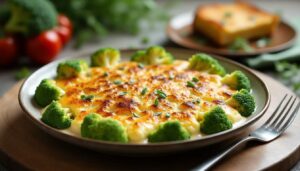 Gratin de brocolis à la béchamel : recette savoureuse et facile