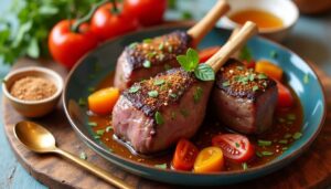 Souris d’agneau à l’autocuiseur : recette rapide et savoureuse