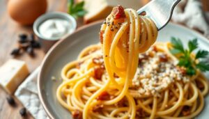 Pâtes à la carbonara : recette crémeuse inratable