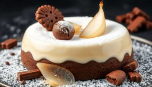 Recette Délicieuse : entremets Poire Chocolat