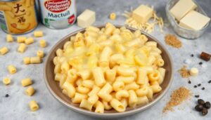 Délicieux gratin de macaronis maison