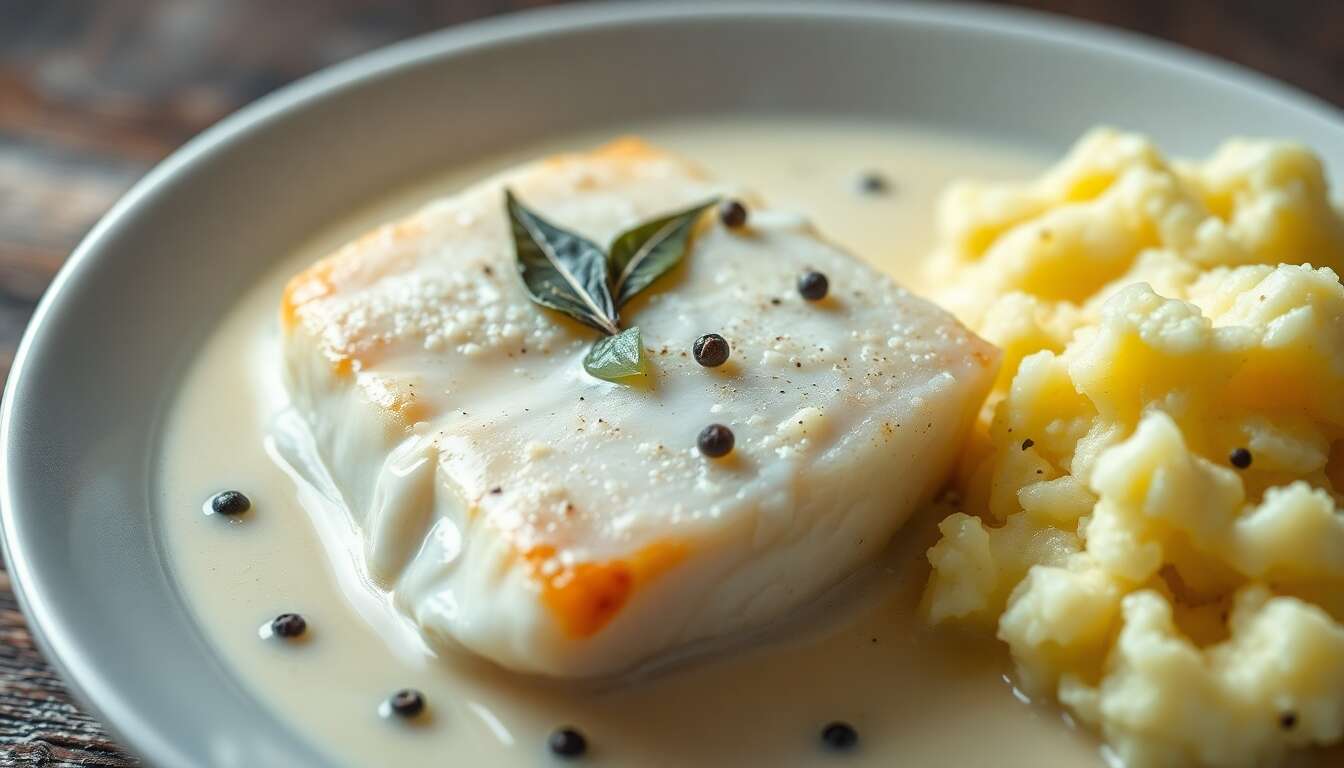 Haddock poché au lait : recette facile et savoureuse