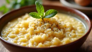 Vous ne devinerez jamais l’ingrédient secret qui rend ce risotto ultra crémeux
