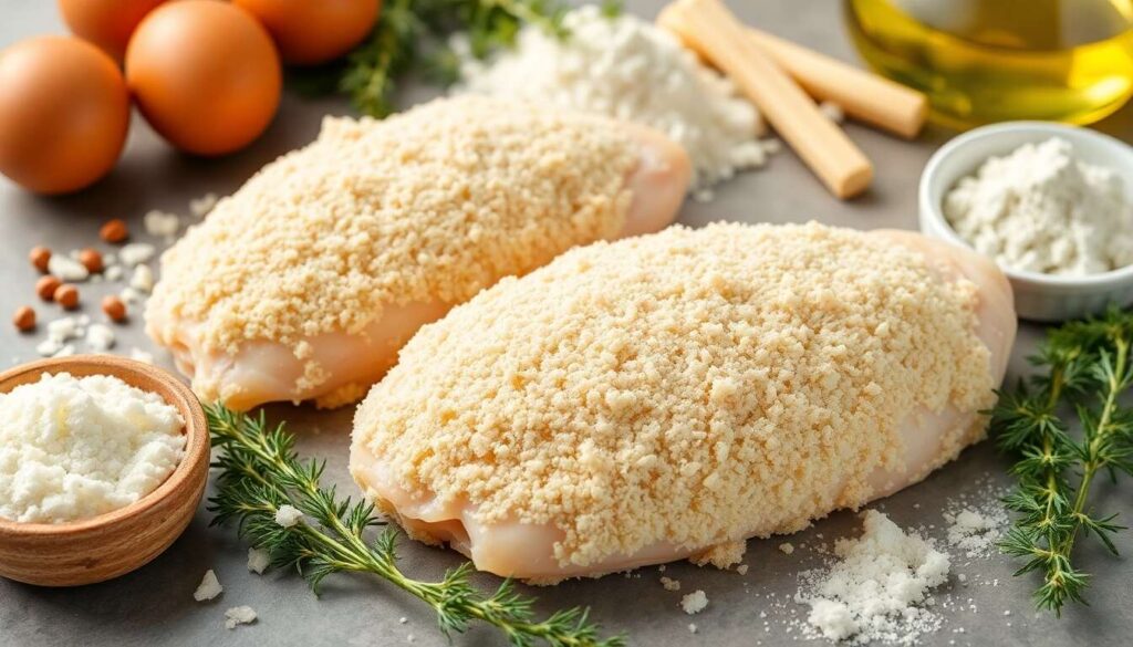 Blancs de poulet panés : recette savoureuse et simple