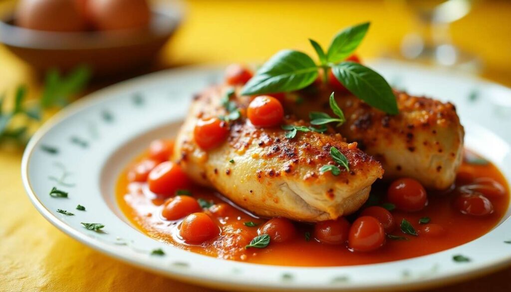 Sauté de poulet façon basquaise : la recette savoureuse